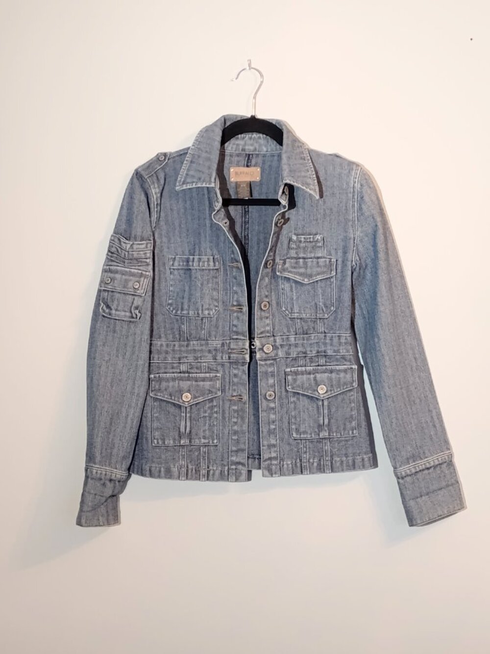 Buffalo David Bitton Vintage Y2K Utility Denim Jacket
